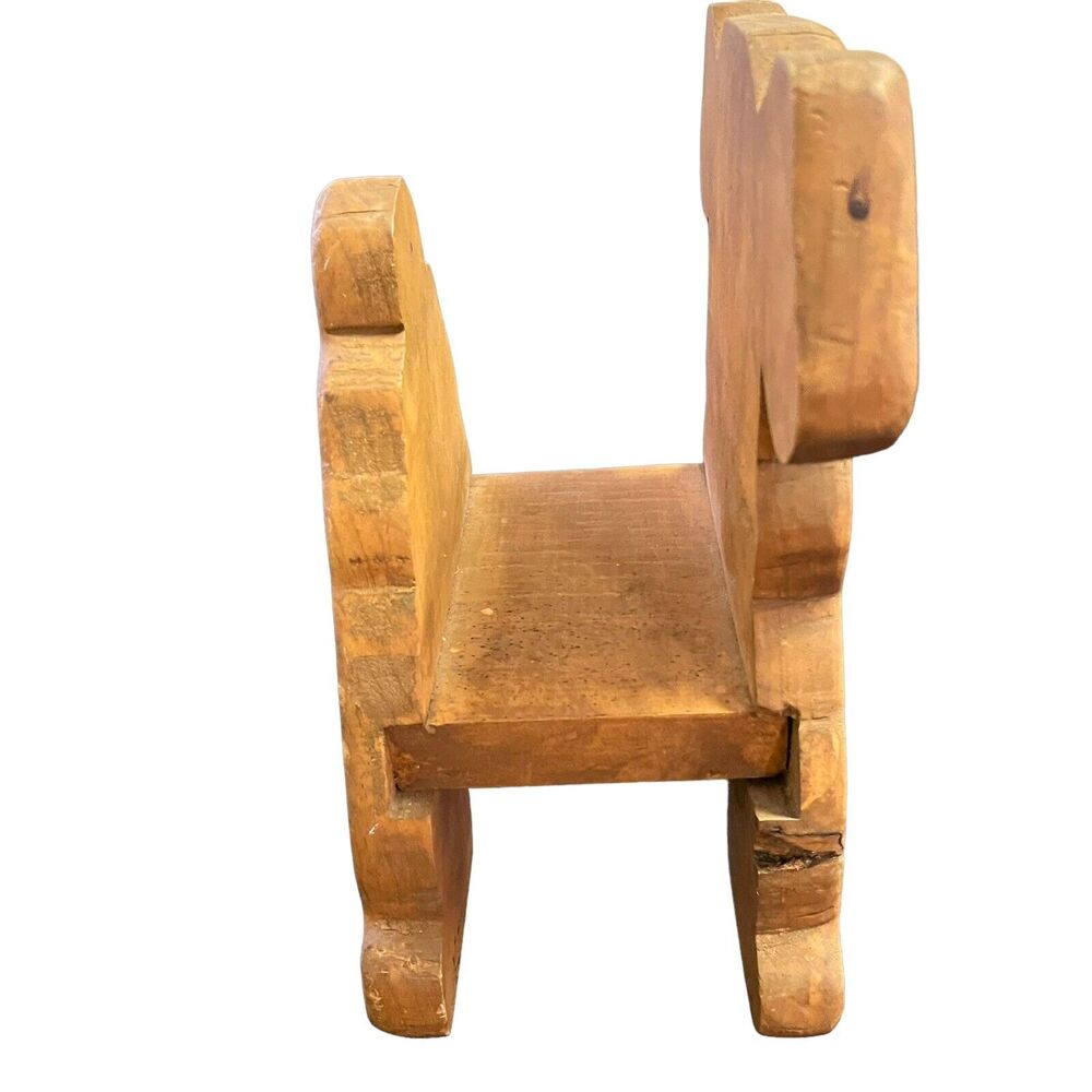 Puppy Dog Wood Napkin Mail Holder Handmade Primitive Folk Art Country Farmhouse - Picture 2 of 9